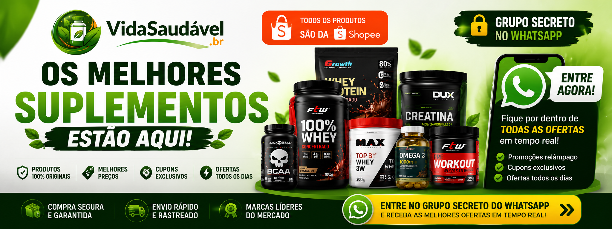 Transforme Sua Saúde com os Melhores Suplementos - Vida Saudável BR